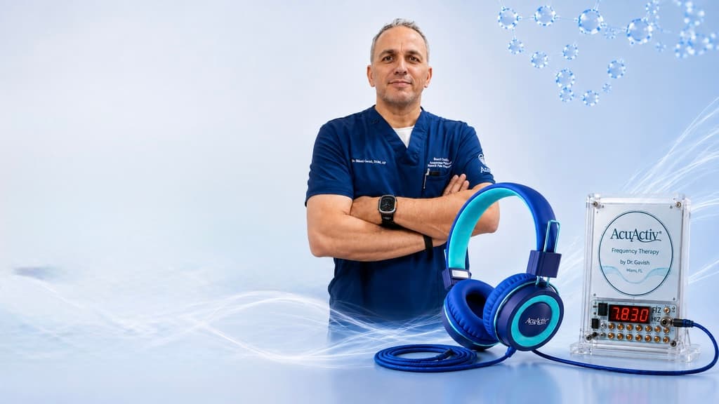 Dr. Shlomo Gavish with AcuActiv Frequency Therapy