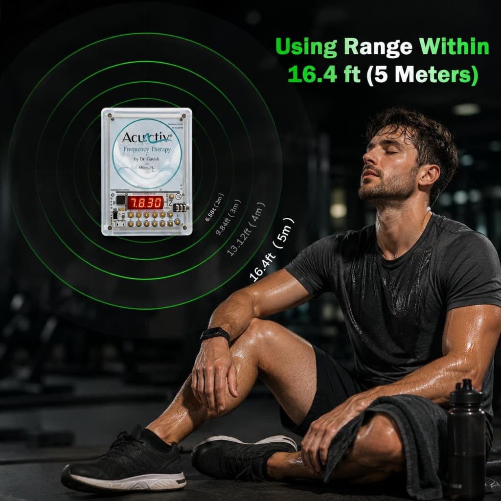 Using range within 16.4 ft for recovery and wellness