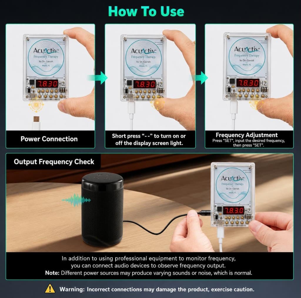 How to use AcuActiv Frequency Therapy