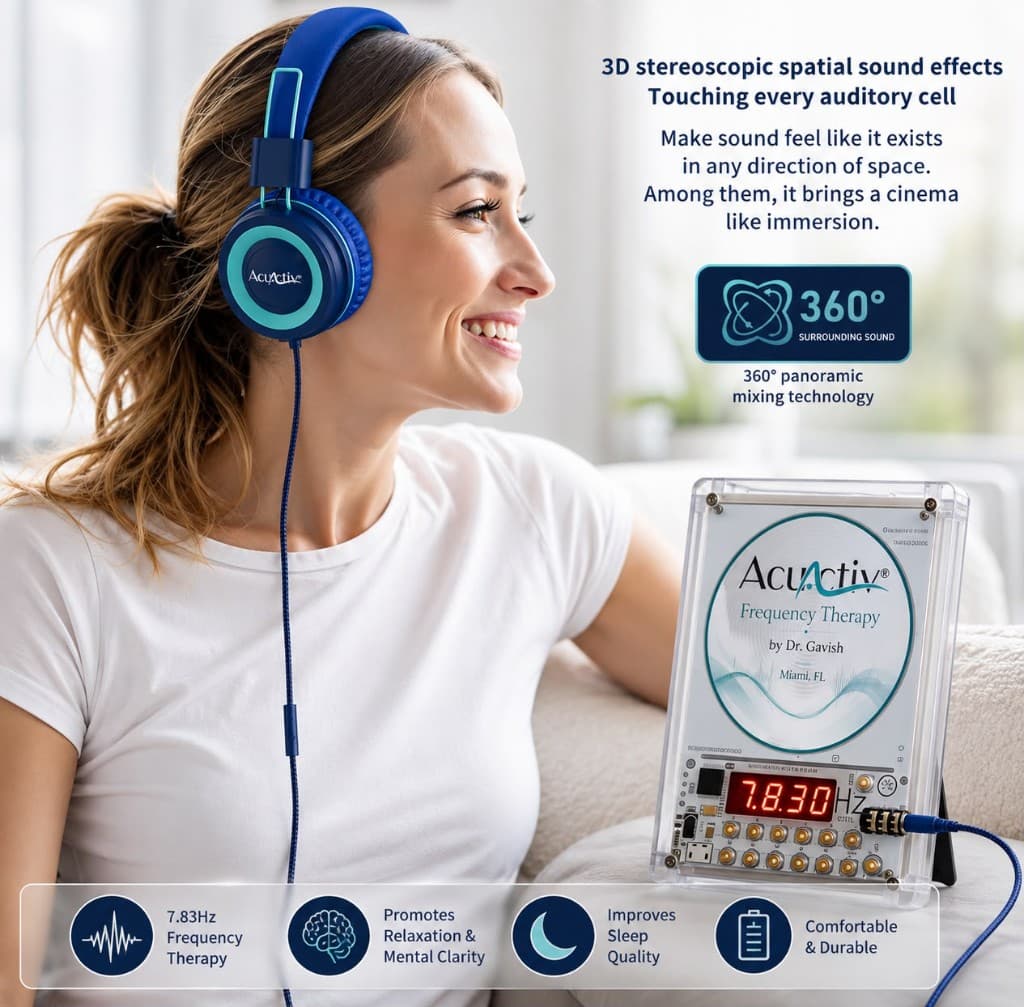 AcuActiv headphones with 360° surrounding sound
